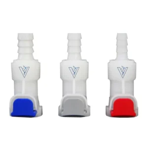 Quick Stop Valve All Plastic Barb Fitting Shutoff In-Line Tube Female Coupling Body Male Connector Insert