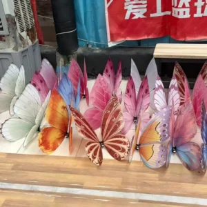 RC Flying Butterfly Drone LED Light Elegant Vintage Design for Wedding Ring Delivery Concert Performance