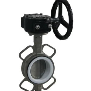 RDNT Industrial Heavy Duty Wafer Style Manual Operated Ball Valve With PTFE Seat