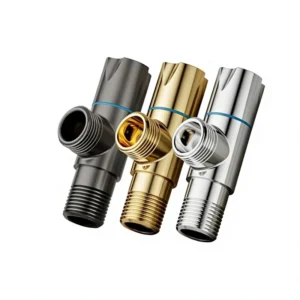 Refined Copper Thickened Angle Valve Ceramic Cartridge Extended Handwheel 4 point Domestic All copper Triangular Valve Valve