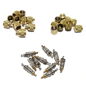 Refrigeration Charging Valve Cap Valve Core Service Port Cap for Air Conditioner Refrigerator