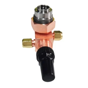 Refrigeration Compressor Parts Rotary Locking Shut Off Valves Angle Service Rotalock Valve