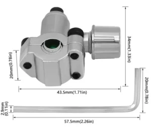 Refrigerator Needle Valve BVP 31 Zinc Alloy Needle Air Conditioning Valve Refrigeration Parts