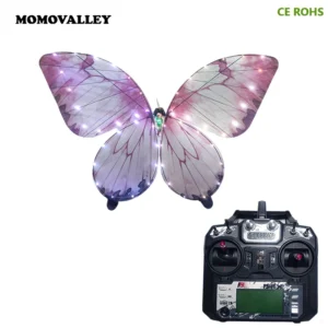 Remote Control Bionic Flying Butterfly LED Motif Light for Wedding Prop Luxury Event Decoration Flapping Wings Butterfly