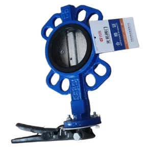 Rubber Lined Butterfly Valve with Soft Seal Malleable Iron Clamp Type Butterfly Valve