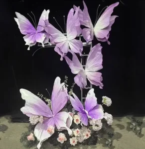 S184 Paper Material Artificial Butterfly Giant Butterfly Flowers Wedding Paper Butterfly for Wedding Event Party
