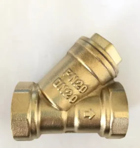 S4301 Brass Y Type Strainer Check Valve Brass Filter Valve Y Strainer