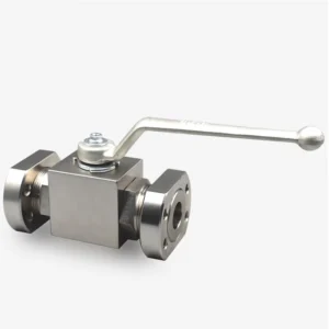 SAE Flange High Pressure Hydraulic Ball Valve Carbon Steel Stainless Steel Valve with Supporting Split Flange & Weld Pipe Joint