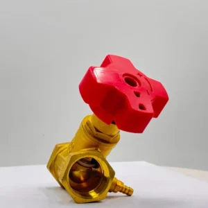 SD Brass Manual Needle Balancing Valve High Precision Flow Control Regulation 1in Port Low Temperature for HVAC Water Systems
