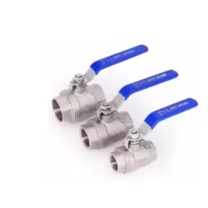 SS 304 316 3pc 2way Manual High Temperature OEM Ball Valve 3/8 Inch Water Sanitary Full Port 1 Year Warranty