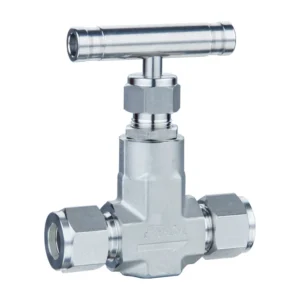 SS-V6 Stainless Steel 316 Manual Power 2-Way Needle Valve High Pressure Gas