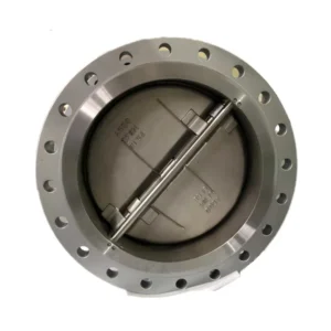SS WCB DN1000 PN40 Double leaf Flanged Dual Plate Check Valve