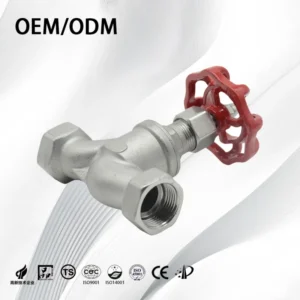 SS304 316 Stainless Steel High Temperature Resistant Zero Leakage Threaded Globe Valve for Water