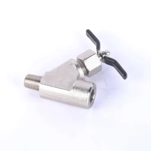 SS304 316 Stainless Steel Y-shaped Globe Valve 1/2 Inch NPT Internal and External Thread Globe Valve