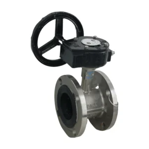 SS304 Body and Disc Butterfly Valve with EPDM Seat Flanged Design