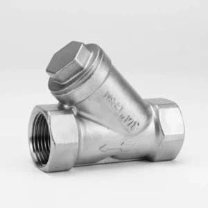 SS304 SS316 CF8 CF8M Threaded Y Strainer PN16 BSP NPT Female Thread Stainless Steel Y Filter for Water Oil Gas Pipeline