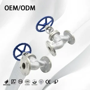 SS304 SS316 Industrial Manual Handwheel Stainless Steel JIS 10K/20K Flange Connection Globe Valve for Water Applications