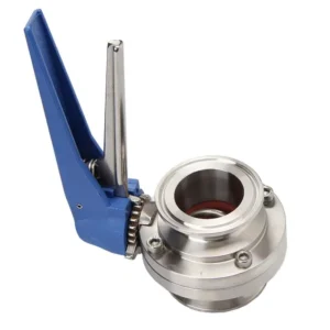 SS304 Sanitary 1.5″ 2″ Tri Clamp Welded Threaded Butterfly Valve