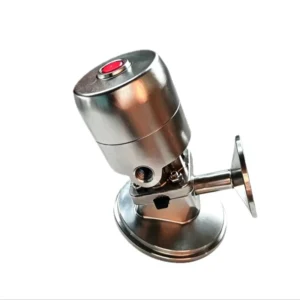 SS316L Angle Pneumatic Sanitary Tank Bottom Valve Clamp End for Water Applications
