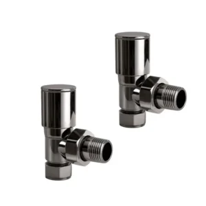 SUN V08 Straight and Angled Valves Black Nickel Manual Valves