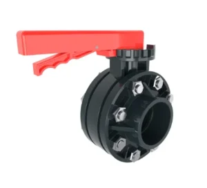 SWD 6″ Flange Type Plastic PVC Butterfly Valve