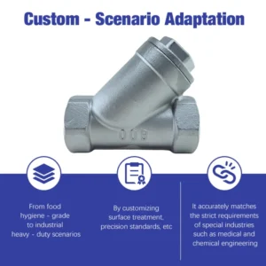 Safety Hydraulic Y Shaped 304 316 2000 psi Full Port Ball Valve with Flange Ends and 3-Year Warranty for Water Media
