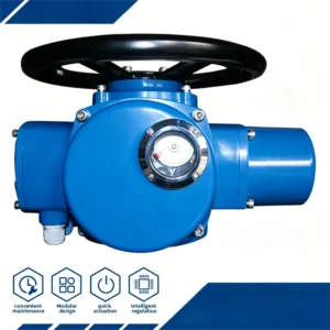 Safety On off Actuator Overheat Overload Short Circuit Protection Waterproof and Dustproof ISO5210 Standard Power Plant