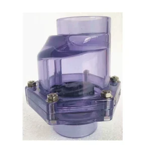 Sample DN40 50mm 1 1/2″ PVC Clear Transparent Back Water Valve Check Valve Non Return Stop Valve