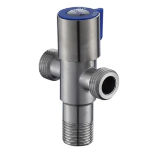 Sanitary Fitting Water Flow Control 2 Way Quick Open Wall Mounted Single Cold Durable Toilet 304 Stainless Steel Angle Valve