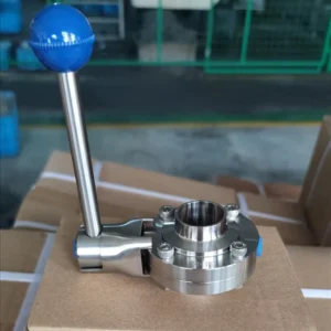 Sanitary Grade Stainless Steel SMS DIN 3A Butterfly Valves