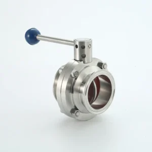 Sanitary Stainless Steel Butterfly Valve 1/4 Inch Tri Clamp Food Grade Valve