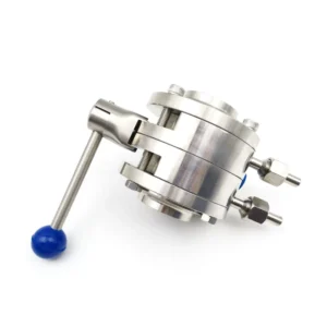 Sanitary Stainless Steel Weld Zero Leakage Butterfly Valve Leak Proof Butterfly Valve