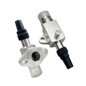 Semi hermetic Reciprocating Compressor Discharge Suction Shutoff Valve Forged Copper Alloy Welding Interface R22 R600a