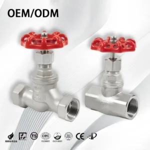 Shutoff Female Thread Stop Valve S Type DN15 BSP Stainless Steel Screwed Globe Valve Factory SS304 for Pipeline