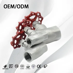 Shutoff Valves Manual Internal Stainless Steel T-type Thread Globe Valve for Steam Pipeline