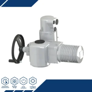 Simple Open-close Duty Electric Actuator Multi Turn ON/OFF Type Output Speed 4-180rpm -30 to 70℃ TEMP for Outdoor