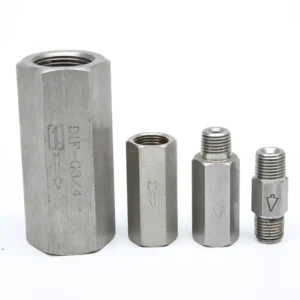 Single Check Valve 1 4″ 3 8″ 1 2″ Carbon Steel Hydraulic One Way Non Return Check Valve