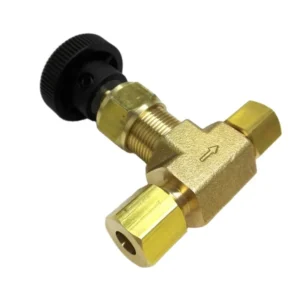 Single Ferrule Brass Needle Valve