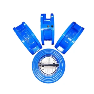 Single Plate Check Valve Ductile Iron Silent Check Valve DN300 Spring Swing Wafer Non Return Check Valve