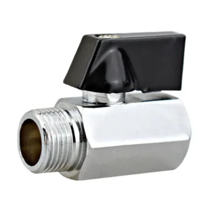 Small Ball Valve NPT Port Multi-Purpose Mini Shut Off Valve for Air Water Oil in DIY & Industrial Applications