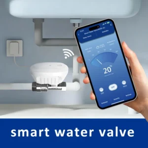 Smart Water Shutoff Valve Controller WiFi Intelligent Tuya APP with Water Consumption/Water Flow/Pressure/Temperature/Leakage