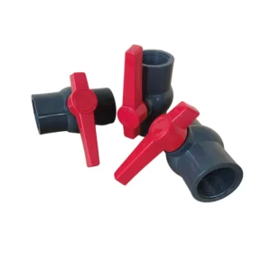 Smooth Slip Threaded 1/2″ To 4″ PVC Compact Octagonal Ball Water Valve