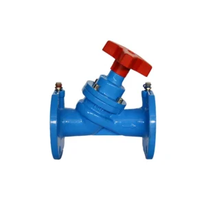 Spheroidal Graphite Cast Iron Double Eccentric Butterfly Valve with Fluoroplastic Pressure Sealing Structure Flange Connections