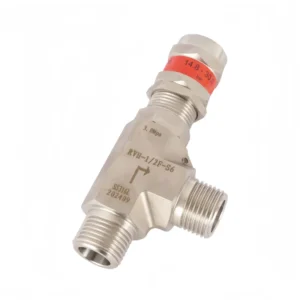 Spring loaded Automatic Relief Valve 1/8 1/4 BSP NPT Male Thread Right Angle Stainless Steel Proportional Pressure Relief Valve
