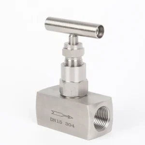 Square 304/316L Needle and Metering Valves Female Straight Thread 6000psi Actuated Needle Valve