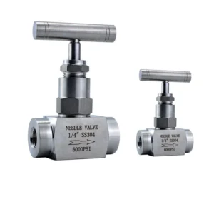 Ss316 Stainless Steel 1/4 3/8 1/2 Inch 6000 Psi Pressure Valve Needle Valves for Water Treatment