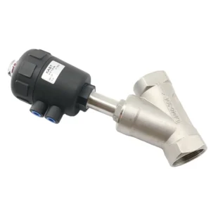 Stable Performance DN50 Y Type Angle Seat Valve air Compressor Parts for Screw air Compressor