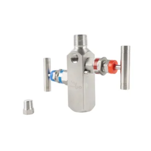 Stainless Steel 1/2 NPT 6000 PSI Hard Seat Needle Valves Instruments Accessories 2 Valve Manifolds