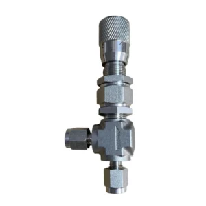 Stainless Steel 1/8 Inch Metering Needle Valve Manual Angle Type for Micro Flow Control Industrial Precision Regulator