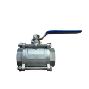 Stainless Steel 2PCS Floating Ball Valve with NPT Threaded Valve Ball